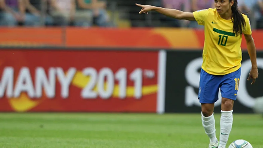 Marta Viera, una de las máximas estrellas del fútbol femenino