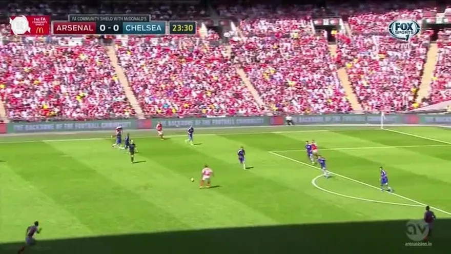 Arsenal ganó al Chelsea 1-0 la Copa 'Community Shield'