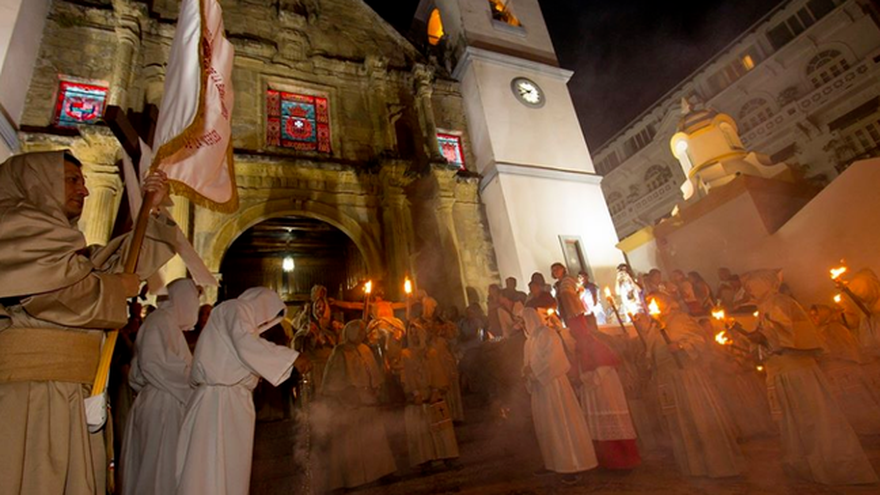 Procesión de Semana Santa en el Casco Antiguo