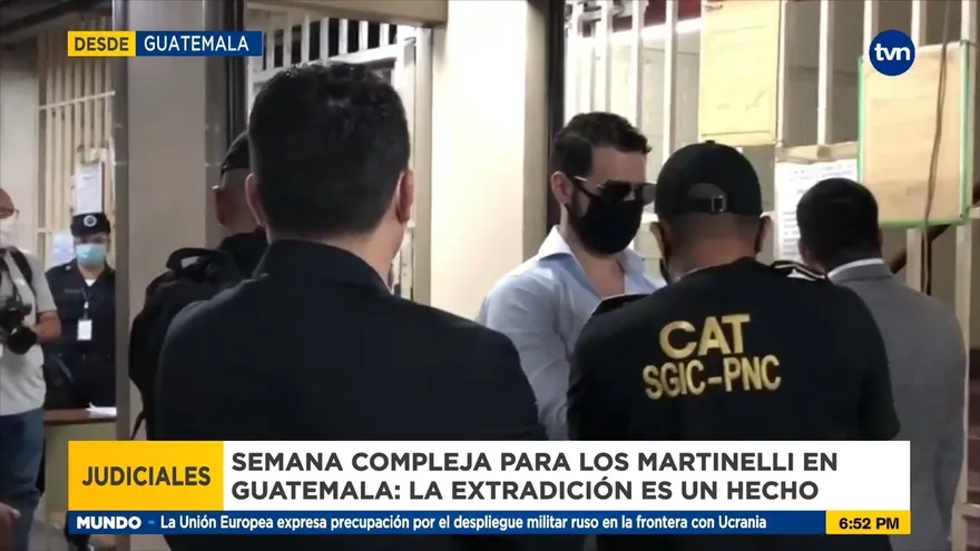 Luis Enrique Martinelli será trasladado a EEUU el lunes