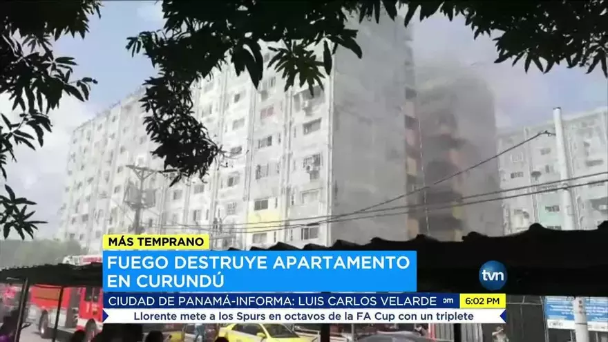 Incendio destruye apartamento en Curundú