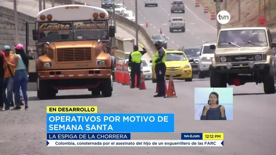 Autoridades aplican inversión de carriles para aliviar tráfico