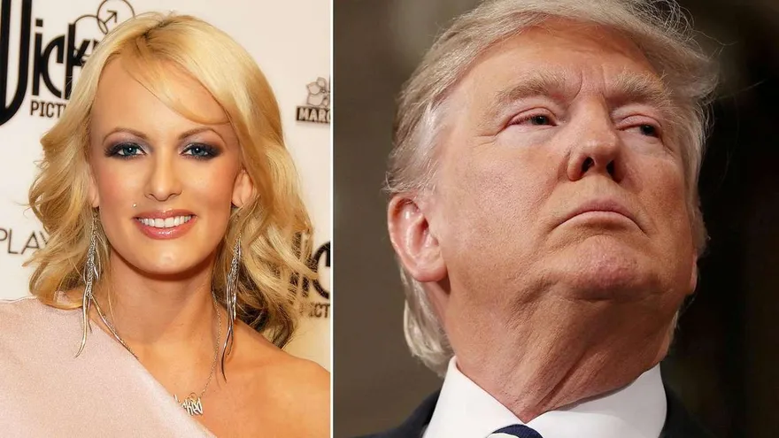 Stormy Daniels y Donald Trump
