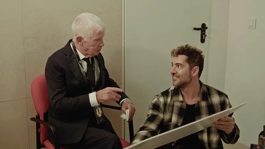 David Bisbal con su padre