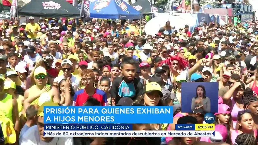 Preocupación en el MP por exposición de menores durante el carnaval
