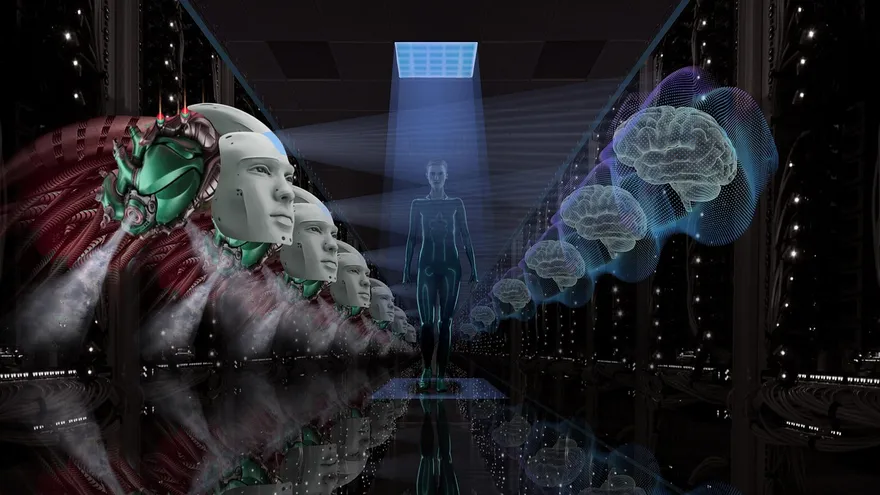 Servidores de un sistema con inteligencia artificial