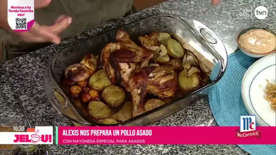 Receta: cómo preparar un pollo asado con mayonesa especial