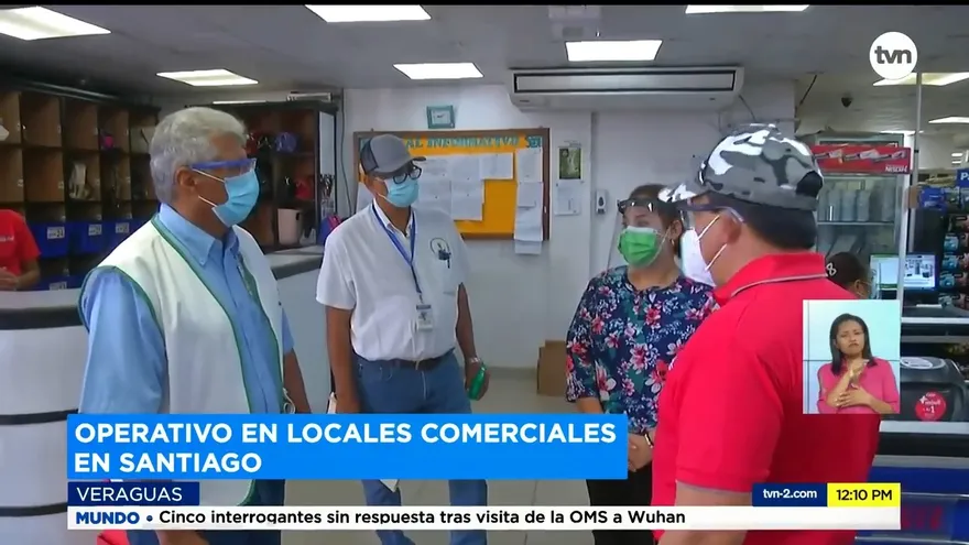 Autoridades realizan operativos de bioseguridad en Santiago, provincia de Veraguas