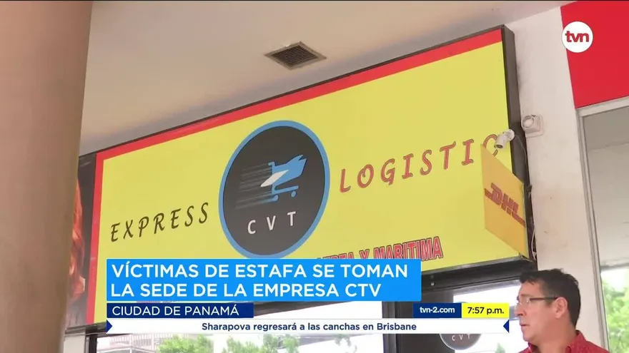 Víctimas de estafa se toman  la sede de la empresa CTV