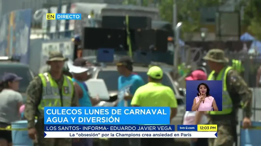 Agua y diversión en culecos de Los Santos