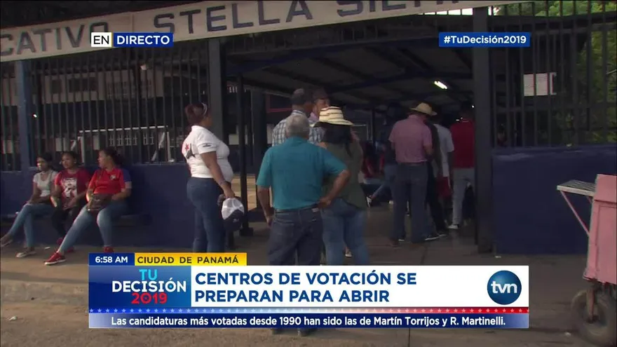 Centros de votación preparados para abrir