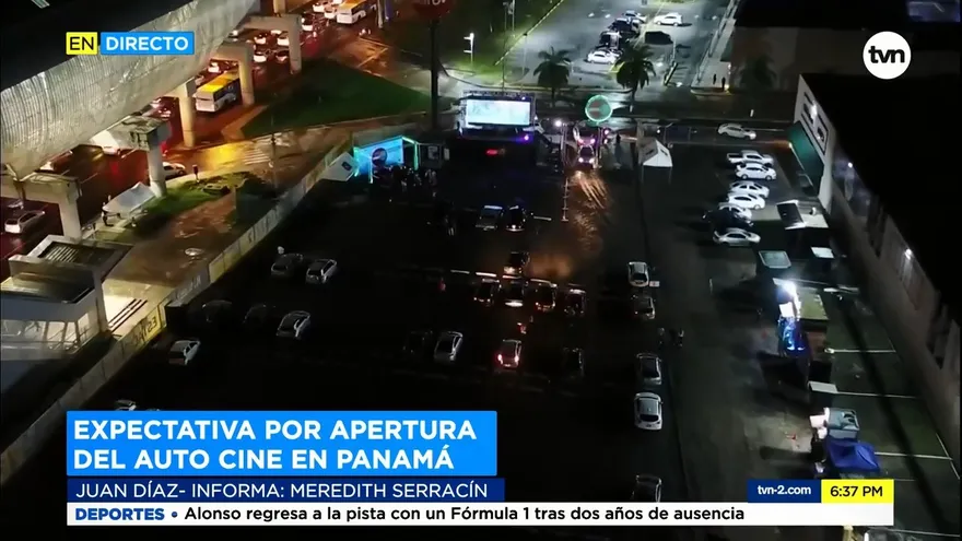 Los autocines regresan a Panamá luego de 30 años