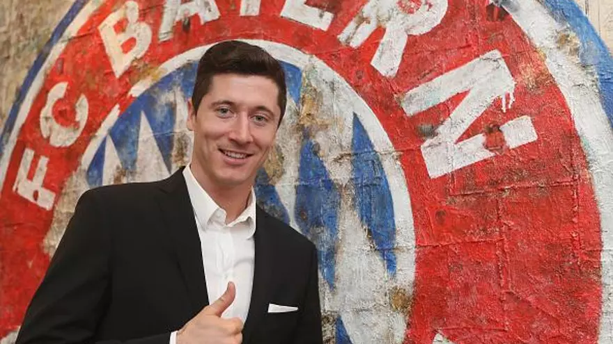 El polaco Lewandowski amplía su contrato con el Bayern Munich hasta 2021