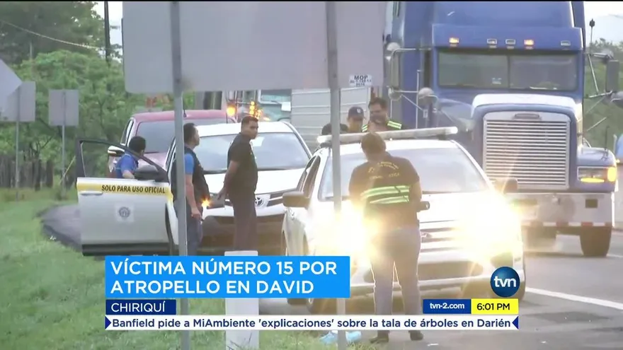 Hombre muere tras ser atropellado en Chiriquí