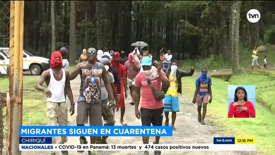 Evalúan estado de salud de migrantes en Chiriquí tras dar positivos a la Covid