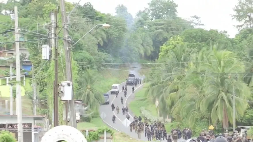Enfrentamientos en la comunidad de El Empalme, Changunola, Bocas del Toro.