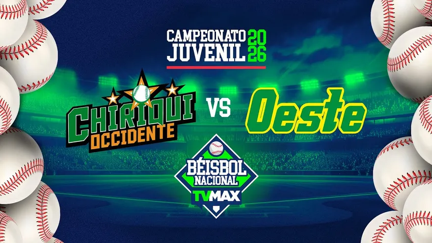 CHIRIQUÍ OCCIDENTE VS PMÁ. OESTE | ⚾ BÉISBOL JUVENIL  2026 | #FullBeis | EN VIVO