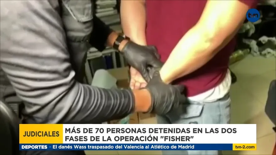 Más de 70 personas han sido detenidas en las operaciones Fisher