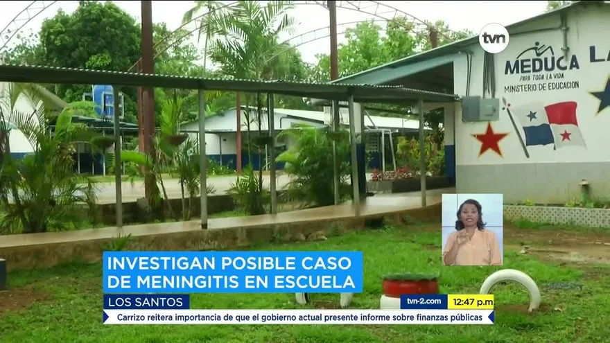 Posible caso de meningitis lleva al cierre de escuela en Los Santos
