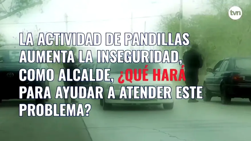 La actividad de pandillas aumenta la inseguridad como alcalde ¿Qué hará para ayudar a atender este problema?