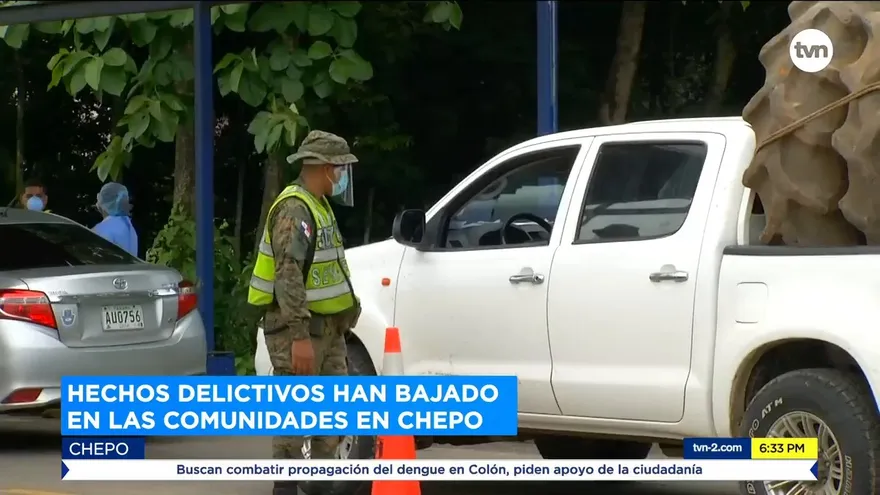 Los hechos delictivos han disminuido en Chepo en medio de la pandemia