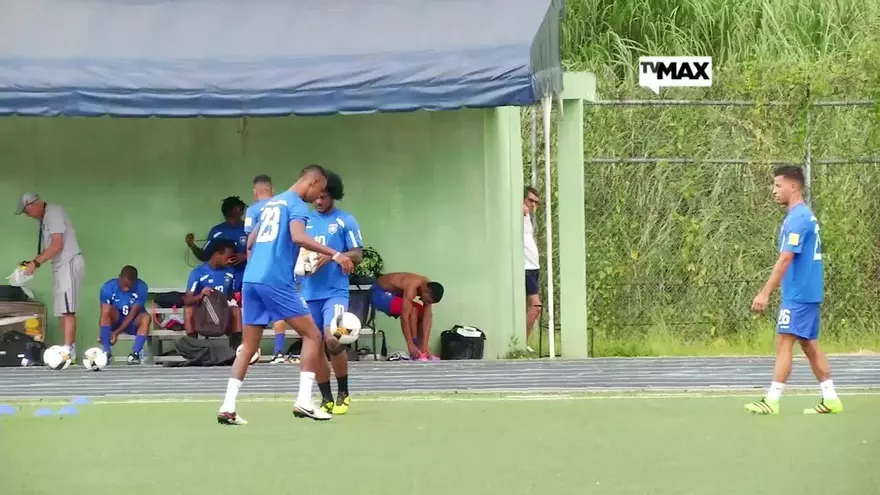 Entrenamiento y palabras de la selección de Belice un día antes del encuentro ante Panamá en el torneo UNCAF 2017