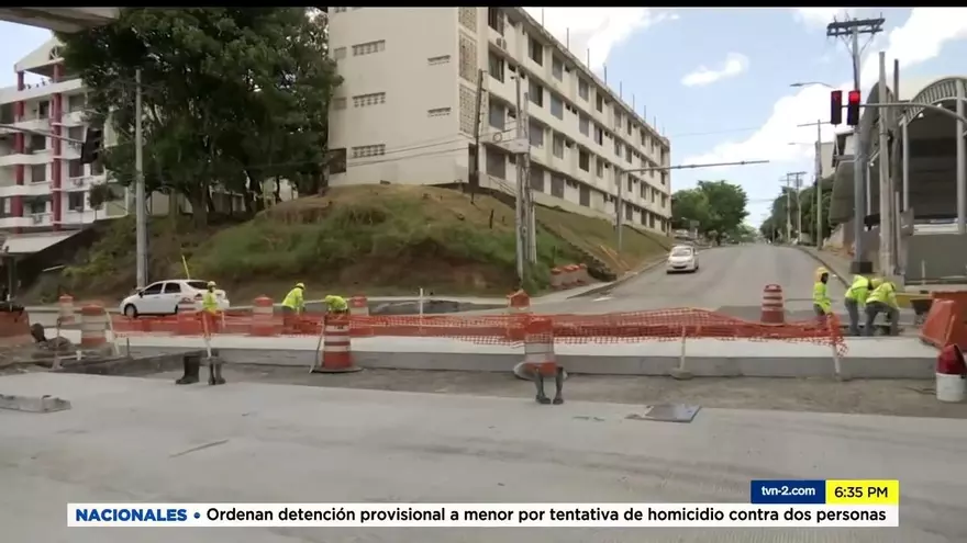Sigue los trabajos en vía Transístimica y la 12 de Octubre