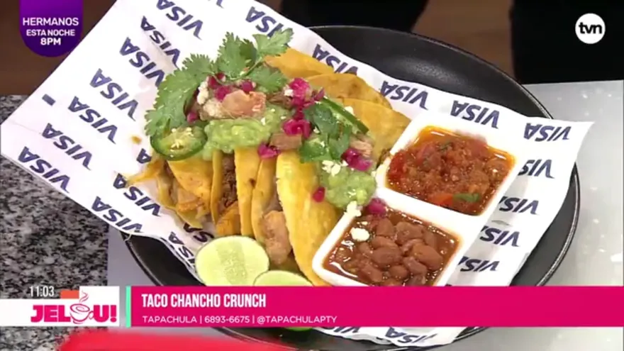 Receta: taco chancho crunch