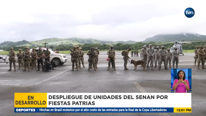 Más de 900 agentes del Senan custodiarán el territorio nacional durante fiestas patrias