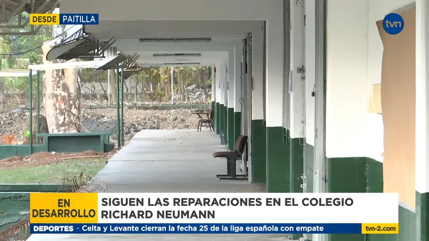 Siguen reparaciones en el Richard Neumann