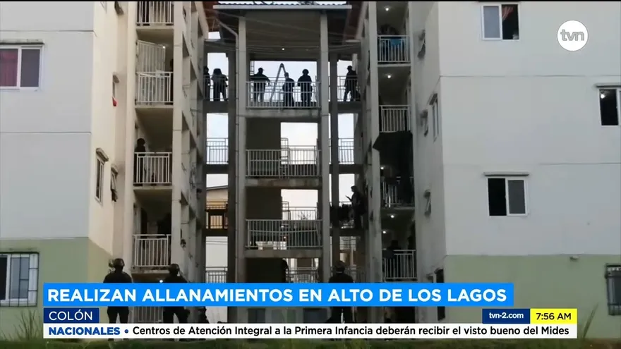 Realizan allanamientos en Altos de los Lagos, Colón