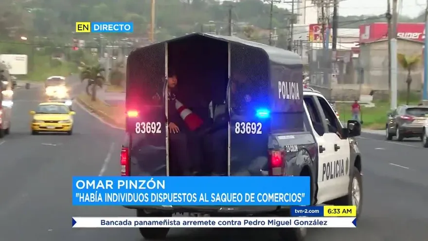 Omar Pinzón dice que garantizarán la seguridad en Colón