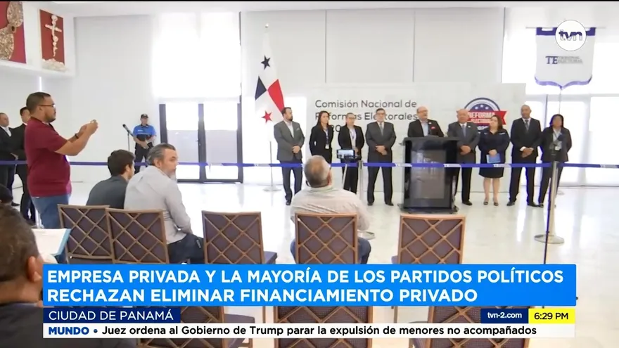 Rechazo a eliminar financiamiento privado