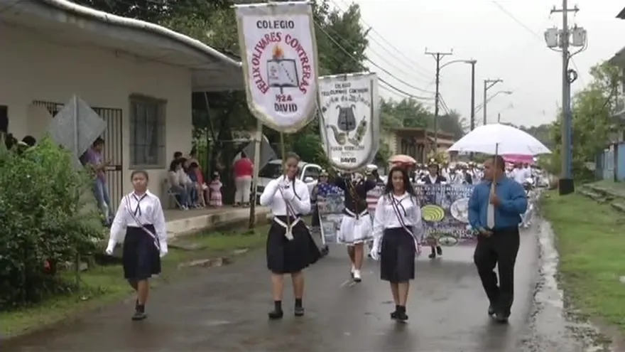Desfiles en Chiriquí en honor a la independencia de España