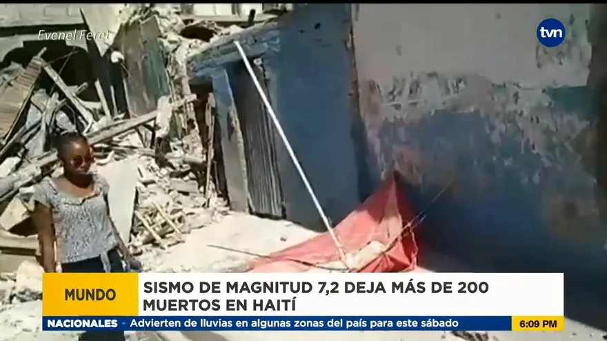 Terremoto de 7,2 golpea a Haití y deja más de centenar de muertes