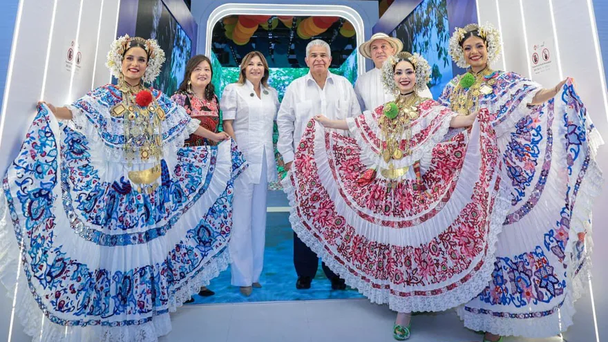 Presidente José Raúl Mulino en la Expo Osaka de Japón, donde se celebró el Día Nacional de Panamá el 6 de septiembre
