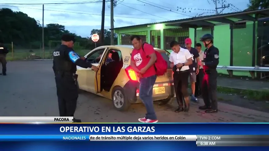 Operativos antipandillas en Pacora