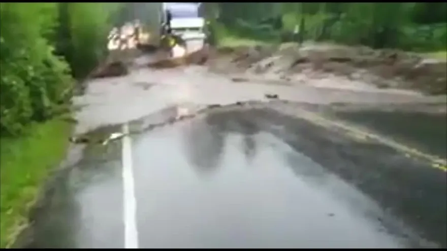 Deslizamiento de tierra en Chiriquí