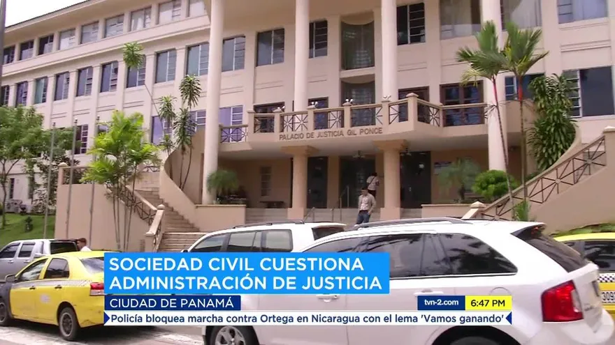 Cuestionan administración de justicia en Panamá