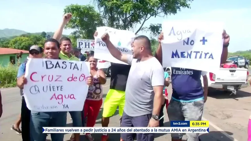 Protestan por falta de agua en Arraiján