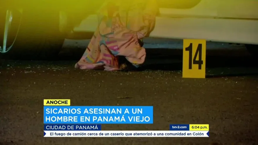 Hombre es acribillado en Panamá Viejo frente a una niña de 5 años