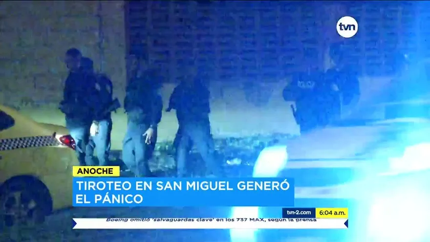 Una persona detenida en San Miguel tras balacera