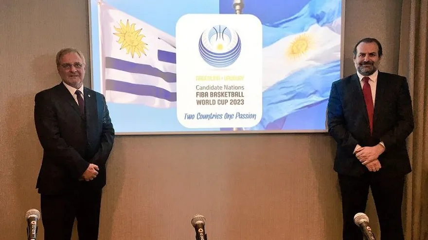 Uruguay y Argentina se presentan como candidatas para organizar en conjunto el Mundial de Baloncesto 2023