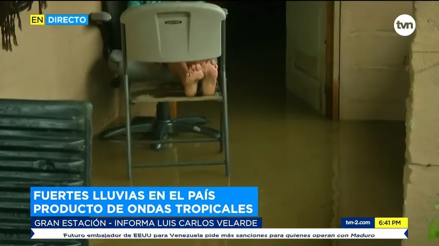 Ondas tropicales siguen afectando el territorio nacional