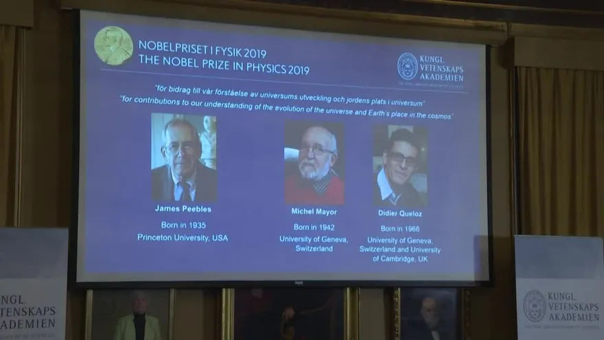 Nobel de Física para trío de cosmólogos