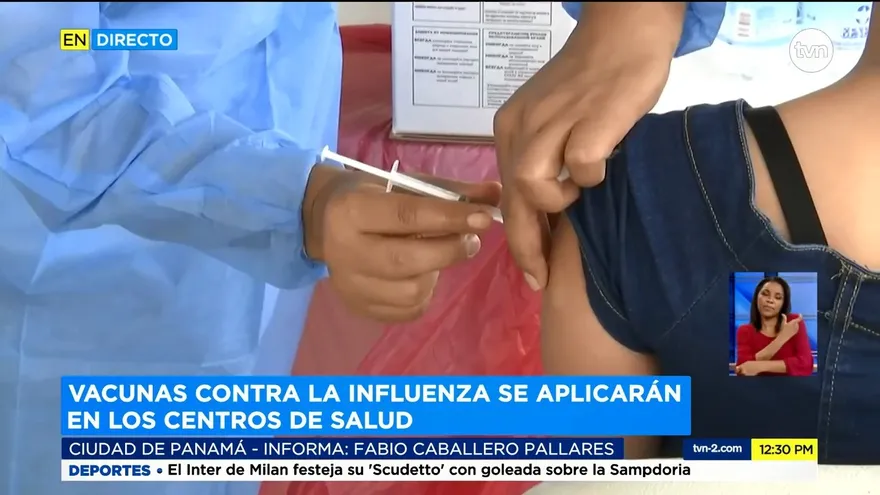 Logística preparada para aplicación de vacuna contra la influenza