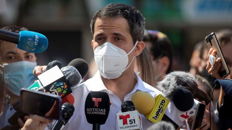El líder opositor venezolano Juan Guaidó.