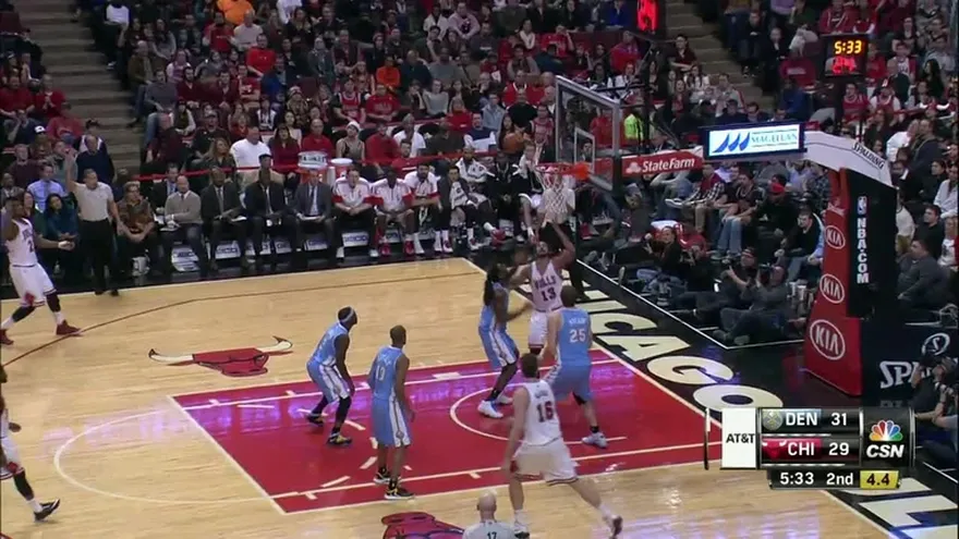 Chicago Bulls ganaron a Denver Nuggets 106-101