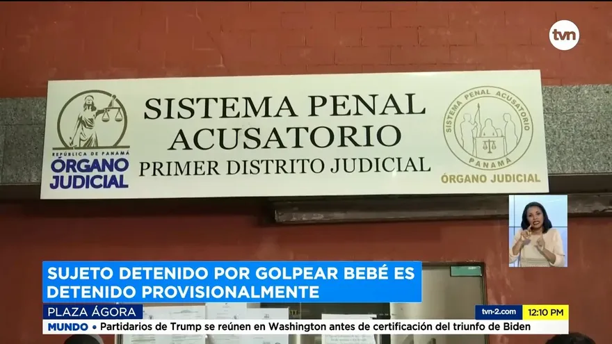 Decretan detención provisional a hombre por agresión a un infante