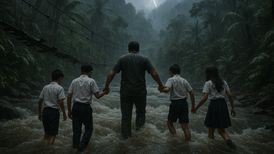 Esta imagen fue creada con Inteligencia Artificial para ilustrar la noticia